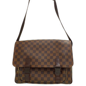 Louis Vuitton Damier Ebene Brown Messenger Bag Melville Shoulder
